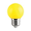 VIVALUX LED žárovka žluta,E27,1W,G45,CL