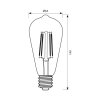 LED žárovka Filament-6W-E27-
