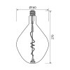 VIVALUX-LED žárovka E27-Filament-5W-2200K-WDA160 -FLIK ART