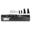 Průmyslový LED lineární reflektor 100W-120-LM/W-VT-9-112-černé tělo