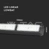 V-TAC LED Lineární průmyslové světlo-100W-6400K-120lm/W-Černé