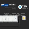 V-TAC LED Lineární průmyslové světlo-100W-6400K-120lm/W-Černé