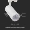 30W LED tracklight bílé tělo 8142 4