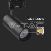 30w led tracklight 3v1 černé 8078 2