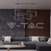 V-TAC - LED designové svítidlo závěsné 45W 3000K Černé tělo VT-7923-B