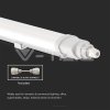 V-TAC Vodotěsná LED lampa L-SERIES 1200mm 36W 4000K Propojitelná