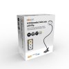 Solight LED stmívatelná stolní lampička s klipem, 300lm, nastavitelná teplota světla, USB (Barevná teplota (К) 3000-6000 K, Barva krytu Černá)