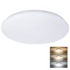 Solight LED stropní světlo Plain, 3CCT, 36W, 2520lm, 3000K, 4000K, 6000K, kulaté, 45cm