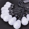 Solight LED smart venkovní řetěz s RGB žárovkami, bluetooth, 15 žárovek, 14m+6m, 10W (Barva krytu Bílá, Stupeň krytí (IP) IP44)