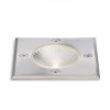 RENDL RIZZ SQ 105 nerezová ocel 230V LED 3W 96° IP65 3000K (Barva / Materiál nerezová ocel)