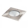 RENDL RIZZ SQ 125 nerezová ocel 230V LED 7W 41° IP67 3000K (Barva / Materiál nerezová ocel)