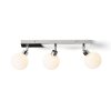 RENDL BOLLY III přisazená opálové sklo/chrom 230V LED G9 3x3W IP44 (Barva / Materiál opálové sklo, chrom)
