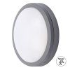 Solight LED venkovní osvětlení se senzorem Siena, šedé, 20W, 1500lm, 4000K, IP54, 23cm (Barevná teplota (К) 4000 K, Barva krytu Šedá, Stupeň krytí (IP) IP54)