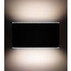 Solight LED venkovní nástěnné osvětlení Modena, 12W, 800lm, 3CCT, černá (Stupeň krytí (IP) IP54, Barva krytu Černá, Barevná teplota (К) 3000-6000 K)