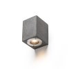 RENDL KANE I nástěnná beton/dekor tmavý granit 230V LED GU10 5W IP65 (Barva / Materiál beton, dekor tmavý granit)