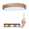 Solight LED osvětlení s dálkovým ovladačem Iron Oak, 60W, 4200lm, 51cm, změna chromatičnosti, stmívatelné (Barevná teplota (К) 3000-6000 K, Stupeň krytí (IP) IP20, Barva krytu Hnědá)
