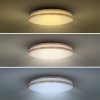 Solight LED osvětlení s dálkovým ovladačem Woody, 60W, 4200lm, 50cm, změna chromatičnosti, stmívatelné (Barva krytu Hnědá, Stupeň krytí (IP) IP20, Barevná teplota (К) 3000-6000 K)
