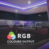V-TAC LED pásek RGB 4,8W 12V SMD 5050 VT-5050 IP20 5m