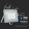 V-TAC LED reflektor 50W-120LM/W -IP65-šedý-SAMSUNG CHIP-VT-56