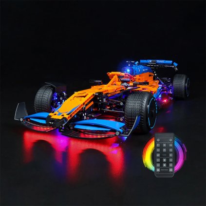 Light Kit for LEGO Technic McLaren Formula 1 Race Car 42141 Remote Control Version 3000x
