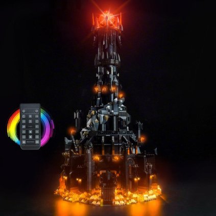 07 Light Kit for LEGO The Lord of the Rings Barad d r 10333 Plus Version 2