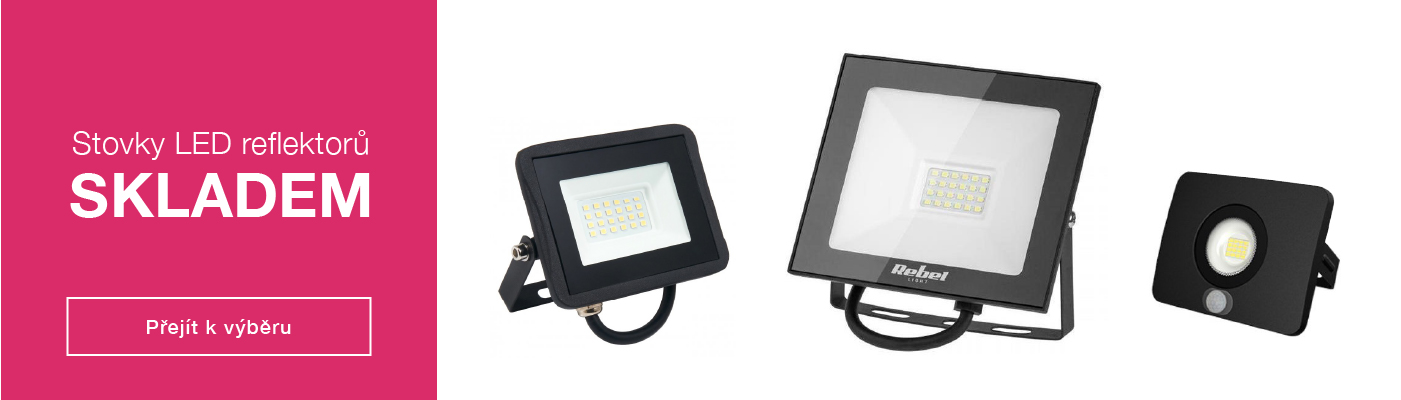 LED reflektory skladem