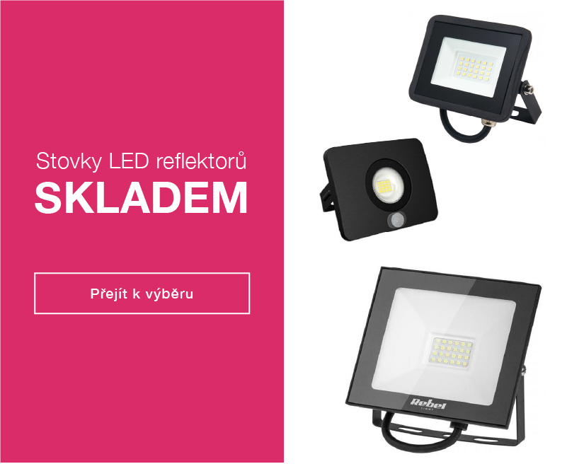 LED reflektory skladem