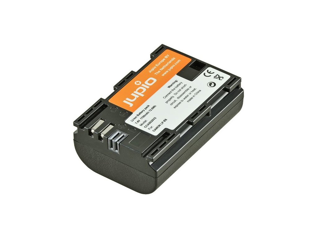 Baterie Jupio LP-E6/NB-E6 chip 1700 mAh pro Canon