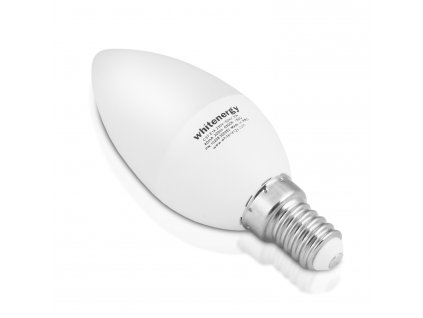 WE LED žárovka SMD2835 C37 E14 3W teplá bílá