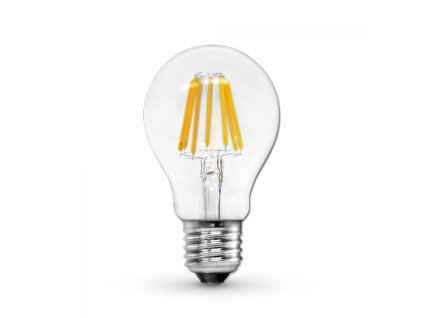 LED žárovka - E27 - 12W - 1300Lm - filament - teplá bílá