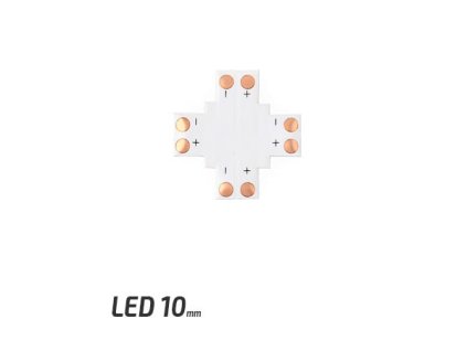 Spojka pro LED pásky - X - CN21 - 10mm - 2pin - SMD 5050, 5630, 5730