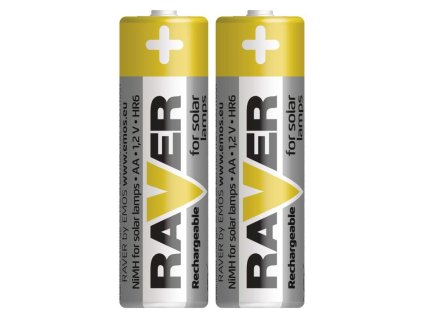 RAVER Baterie tužková nabíjecí SOLAR NiMH 600 mAh HR6 1,2V AA
