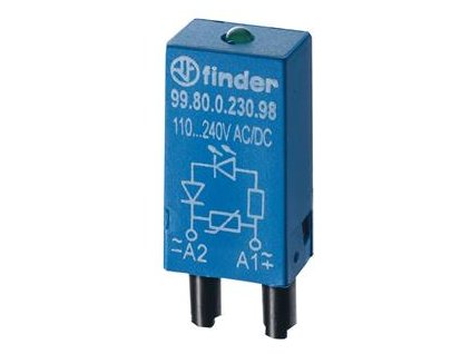FINDER Modul 99.80.0.024.98, LED+V, 6-24V AC/DC