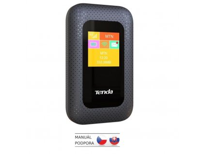 Tenda 4G185 Wi-Fi N300 mobile 4G LTE Hotspot s LCD, baterie 2100 mAh, 1x microSIM,microSD, až 10 hod