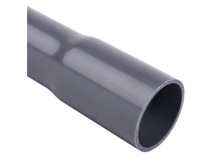 KOPOS Trubka pevná 4040 40,0/35,8mm, 750N, –25 až +60°C, PVC, tmavě šedá (délka 3m)