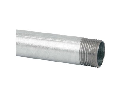 KOPOS Trubka pevná 6042 ZNM závitová Ø54,0/51,0mm, –60 až +250°C, ocel, stříbrná (délka 3m)
