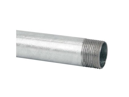 KOPOS Trubka pevná 6036 ZNM závitová Ø47,0/44,0mm, –60 až +250°C, ocel, stříbrná (délka 3m)