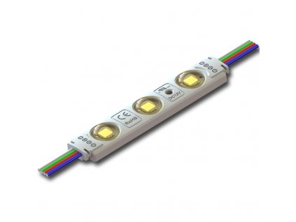 MCLED Modul LED 3xSMD5050, 0,65W, 12V, 54mA, RGB, úhel 160°, IP65