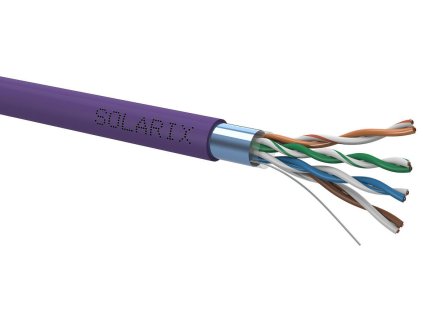 SOLARIX Kabel FTP 4x2x0,5 CAT5E LSOH (balení 305m/box)