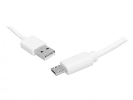 Kabel USB 2.0 A/B micro 2,0m LTC Quick charge, bílá