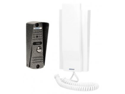 Sada domovního telefonu jednojednotkový ORNO OR-DOM-JJ-926/W, odolný proti vandalismu, FORNAX, bílá