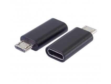 PremiumCord Adaptér USB-C konektor female - USB 2.0 Micro-B/male