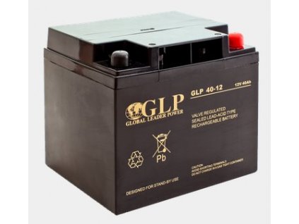 Baterie olověná 12V / 40Ah GLP 40-12 AGM VRLA gelový akumulátor, M6