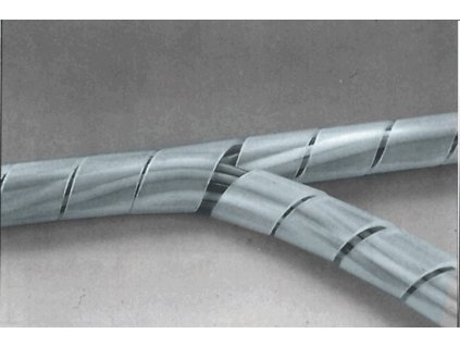 Páska spirálová k organizaci kabeláže 9-65mm 10m ČIRÁ