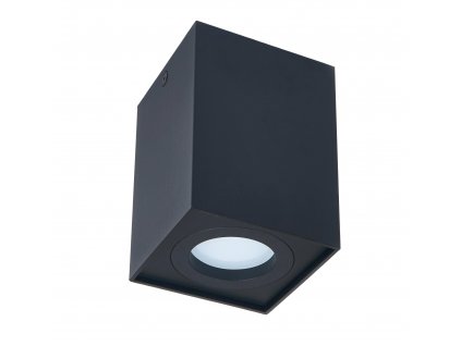 Podhledové bodové svítidlo OS201-CP nevýklopné - čtverec - černá matná + patice GU10