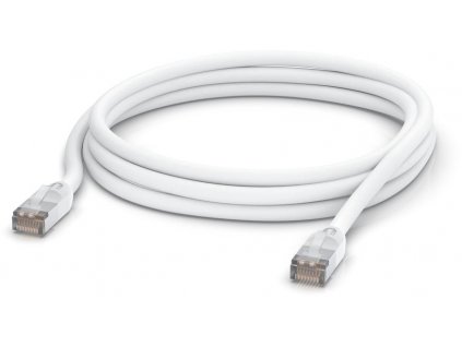 UBNT UACC-Cable-Patch-Outdoor-3M-W, Venkovní UniFi patch kabel, 3m, Cat5e, bílý