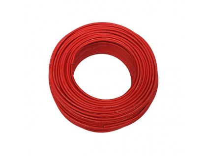 Kabel H1Z2Z2-K 4 pro soláry, měděný 1x 4mm2 - červený, cívka 500m - cena za 1m