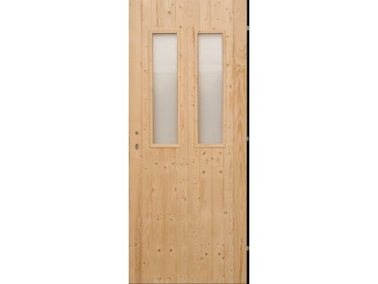 Hrdinka Palubkové dveře Twins (Materiál smrk, Šířka 70 cm, Orientace Levé)