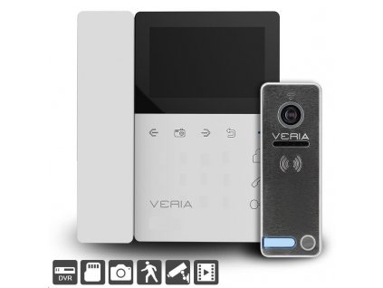 SET Videotelefon VERIA 7043B bílý + VERIA 230