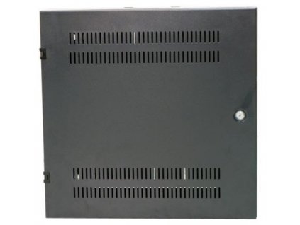 XtendLan 19" nástěnný vertikální rozvaděč 2U+4U, šířka 540mm, hloubka 150mm, perforované dveře, černý
